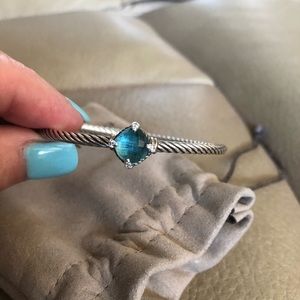 DY blue topaz bracelet